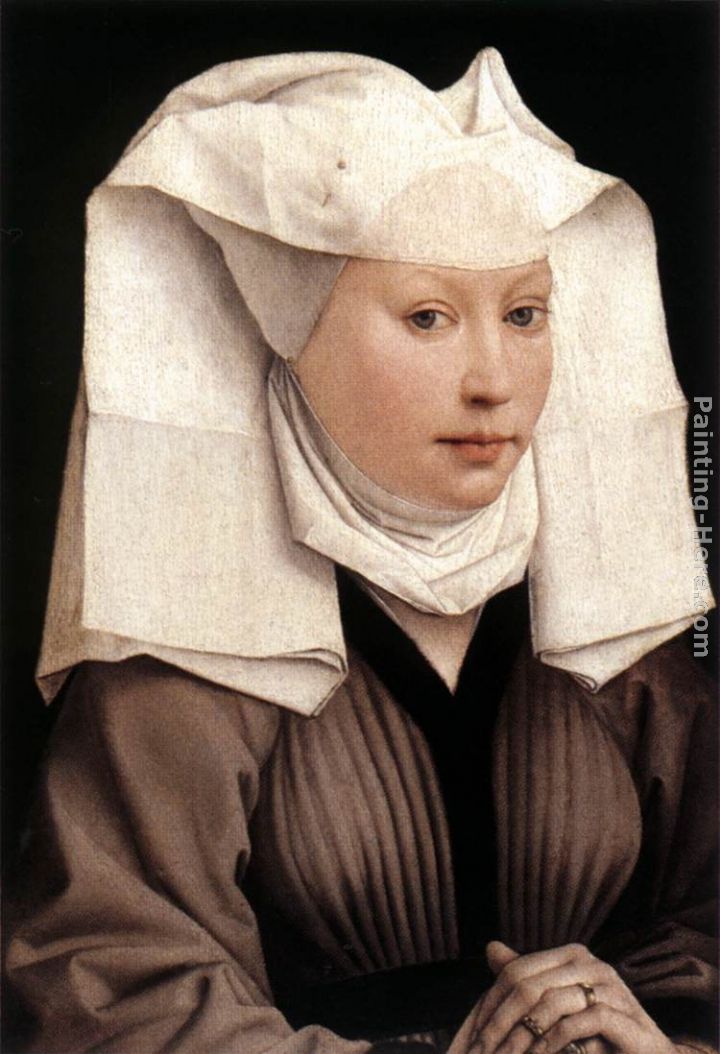 Lady Wearing a Gauze Headdress painting - Rogier van der Weyden Lady Wearing a Gauze Headdress art painting